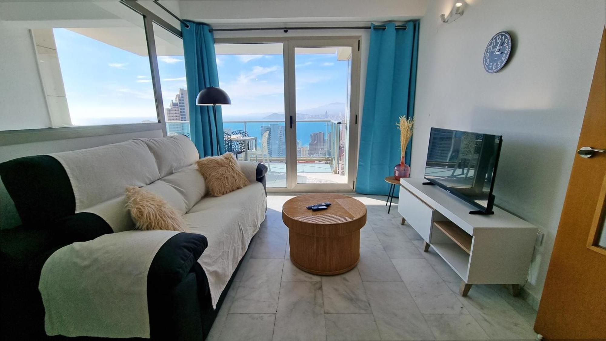 Apartmán Skyline 18 Terraza Privada Con Impresionantes Vistas Al Mar Benidorm Exteriér fotografie